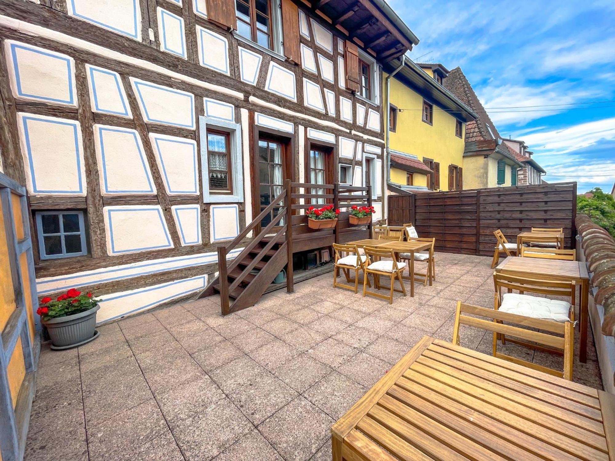 La Maison Bleue - Historic House In The Heart Of Riquewihr Exterior foto